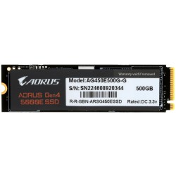 500 ГБ SSD диск GIGABYTE AORUS Gen4 5000E (AG450E500G-G) черный