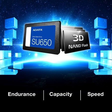 256 ГБ SSD диск ADATA Ultimate SU650 (ASU650SS-256GT-R) черный
