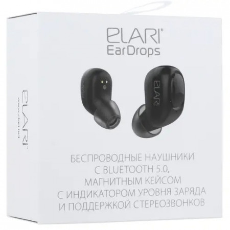 Наушники TWS Elari EarDrops черный