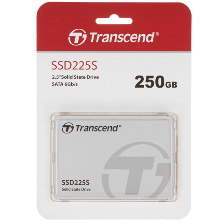 250 ГБ SSD диск Transcend SSD225S (TS250GSSD225S) белый