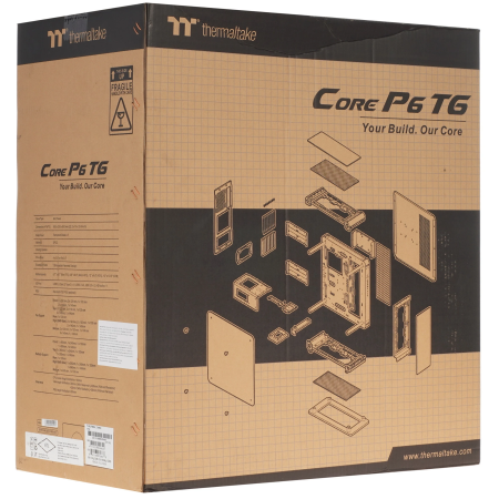Корпус Thermaltake Core P6 TG Racing Green (CA-1V2-00MCWN-00) зеленый