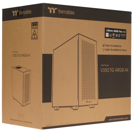 Корпус Thermaltake V350 TG ARGB Air (CA-1S3-00M1WN-03) черный