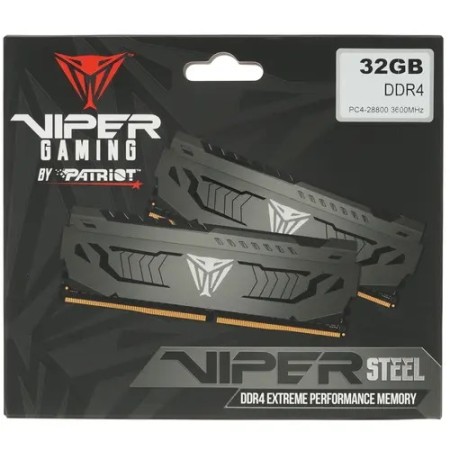 Оперативная память Patriot Viper Steel (PVS432G360C8) 32 ГБ серый