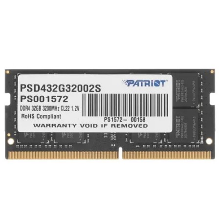 Оперативная память Patriot Signature Line (PSD432G32002S) 32 ГБ черный