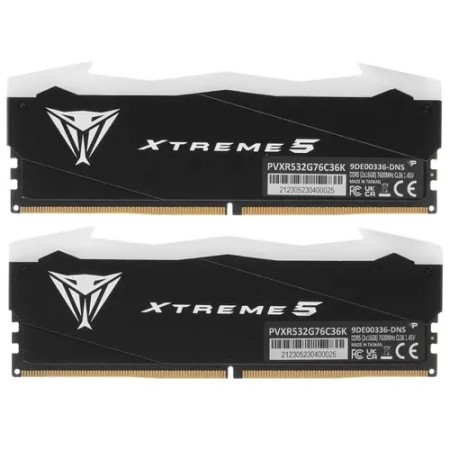 Оперативная память Patriot Memory Viper Xtreme 5 RGB (PVXR532G76C36K) 32 ГБ черный