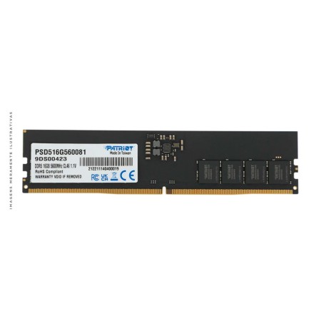 Оперативная память Patriot Signature (PSD516G560081) 16 ГБ черный