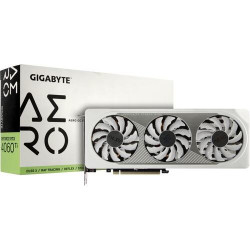 Видеокарта GIGABYTE GeForce RTX4060 Ti GDDR6 8Gb (GV-N406TAERO OC-8GD) белый