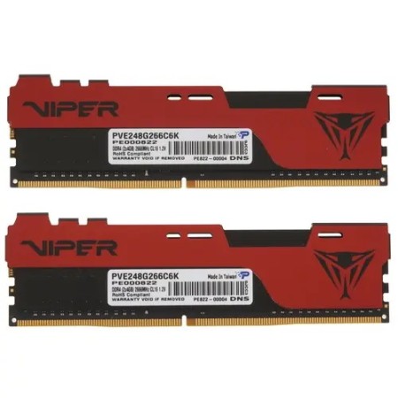 Оперативная память Patriot Viper Elite II (PVE248G266C6K) 8 ГБ красный