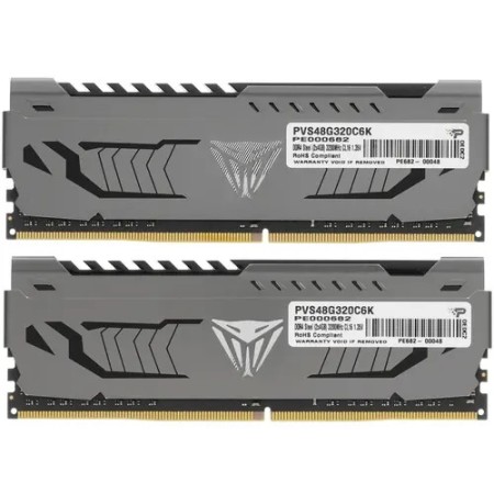 Оперативная память Patriot Viper Steel (PVS48G320C6K) 8 ГБ серый