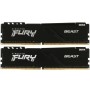 Оперативная память Kingston FURY Beast Black (KF432C16BBK2/32) 32 ГБ черный