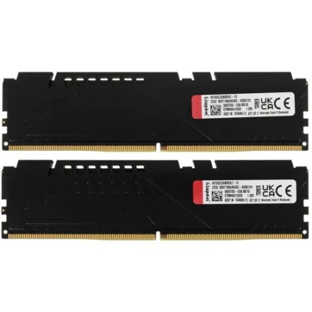 Оперативная память Kingston Fury Beast Black AMD (KF552C36BBEK2-16) 16 ГБ черный