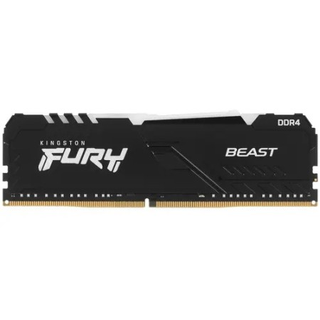 Оперативная память Kingston FURY Beast Black RGB (KF426C16BBA/16) 16 ГБ черный