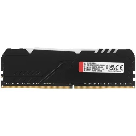 Оперативная память Kingston FURY Beast Black RGB (KF426C16BBA/16) 16 ГБ черный