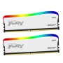 Оперативная память Kingston FURY Beast RGB Special Edition (KF436C18BWAK2/32) 32 ГБ белый