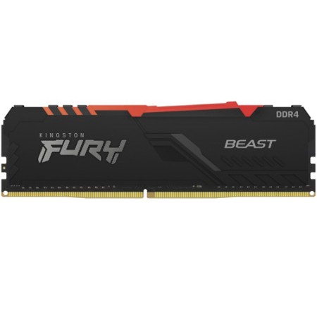 Оперативная память Kingston FURY Beast Black RGB (KF426C16BBA/32) 32 ГБ черный