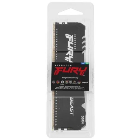 Оперативная память Kingston FURY Beast Black RGB (KF426C16BBA/32) 32 ГБ черный