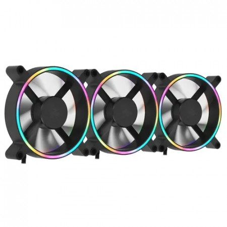 Комплект вентиляторов Razer Kunai 120 мм ARGB LED PWM (RC21-01810100-R3M1) 3 шт черный