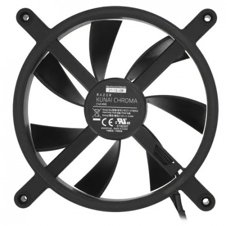 Комплект вентиляторов Razer Kunai 140 мм ARGB LED PWM (RC21-01810200-R3M1) 3 шт черный