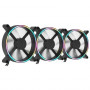 Комплект вентиляторов Razer Kunai 140 мм ARGB LED PWM (RC21-01810200-R3M1) 3 шт черный