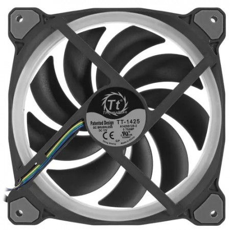 Комплект вентиляторов Thermaltake Riing Plus 14 RGB Radiator Fan TT Premium Edition (CL-F056-PL14SW-A) 3 шт черный