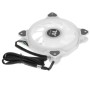 Комплект вентиляторов Thermaltake Riing Quad 12 RGB Radiator Fan White TT Premium Edition (CL-F100-PL12SW-A) 3 шт белый