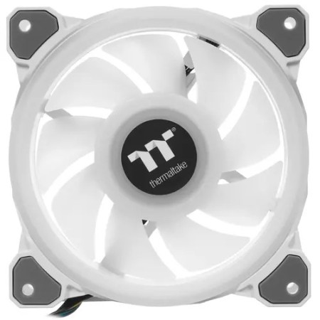 Комплект вентиляторов Thermaltake Riing Quad 12 RGB Radiator Fan White TT Premium Edition (CL-F100-PL12SW-A) 3 шт белый