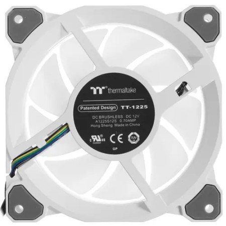 Комплект вентиляторов Thermaltake Riing Quad 12 RGB Radiator Fan White TT Premium Edition (CL-F100-PL12SW-A) 3 шт белый