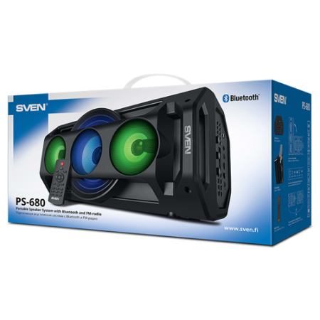 Портативная аудиосистема SVEN PS-680 (SV-020187) черный