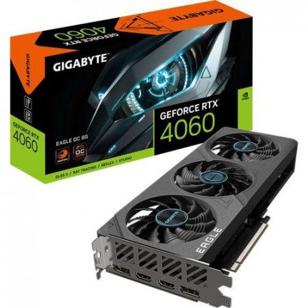 Видеокарта GIGABYTE GeForce RTX 4060 EAGLE OC (GV-N4060EAGLE OC-8GD) черный