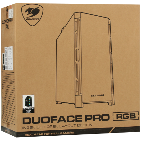 Корпус Cougar Duoface Pro RGB (CGR-5AD1B-RGB) черный