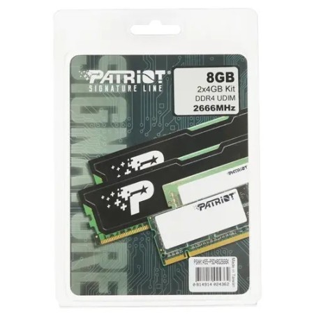Оперативная память Patriot Signature Line (PSD48G2666K) 8 ГБ зеленый