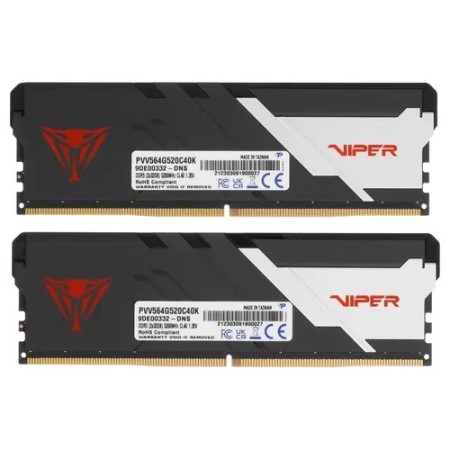 Оперативная память Patriot Viper Venom (PVV564G520C40K) 64 ГБ черный