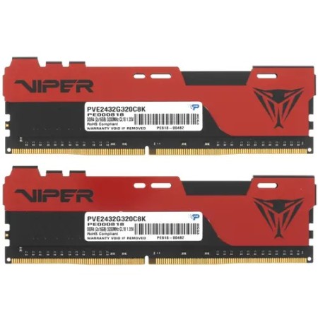 Оперативная память Patriot Viper Elite II (PVE2432G320C8K) 32 ГБ красный