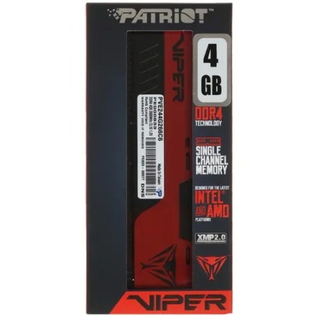 Оперативная память Patriot Viper Elite II (PVE244G266C6) 4 ГБ красный