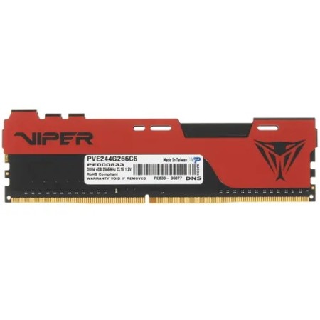 Оперативная память Patriot Viper Elite II (PVE244G266C6) 4 ГБ красный