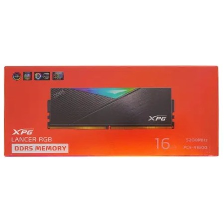 Оперативная память ADATA XPG Lancer RGB (AX5U5200C3816G-CLARBK) 16 ГБ черный
