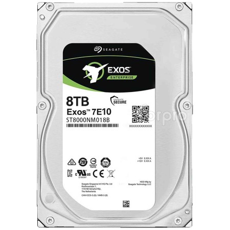 8 ТБ Жесткий диск Seagate Exos 7E10 (ST8000NM018B) серебристый