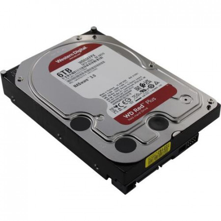 6 ТБ Жесткий диск WD Red Plus (WD60EFPX) красный
