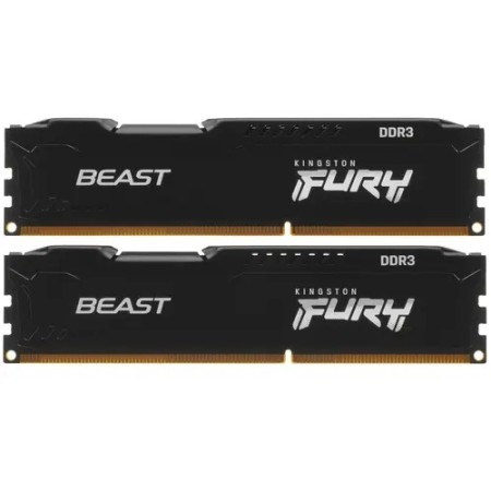 Оперативная память Kingston FURY Beast Black (KF316C10BBK2/8) 8 ГБ черный