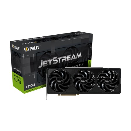 Видеокарта Palit GeForce RTX 4070 JetStream (NED4070019K9-1047J) 12 Гб черный