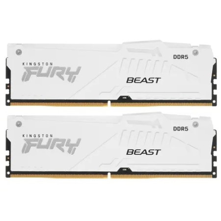 Оперативная память Kingston Fury Beast AMD RGB White (KF552C36BWEAK2-32) 32 ГБ белый