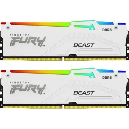 Оперативная память Kingston Fury Beast AMD RGB White (KF552C36BWEAK2-32) 32 ГБ белый