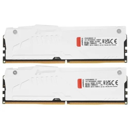 Оперативная память Kingston Fury Beast AMD RGB White (KF552C36BWEAK2-32) 32 ГБ белый