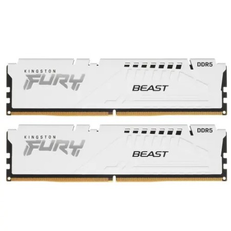 Оперативная память Kingston FURY Beast White AMD (KF552C36BWEK2-32) 32 ГБ белый
