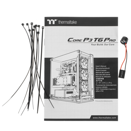 Корпус Thermaltake Core P3 TG Pro Snow (CA-1G4-00M6WN-09) белый