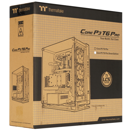 Корпус Thermaltake Core P3 TG Pro Snow (CA-1G4-00M6WN-09) белый