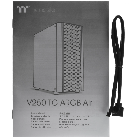 Корпус Thermaltake V250 TG ARGB Air (CA-1Q5-00M1WN-03) черный