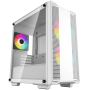 Корпус DeepCool CC360 ARGB (R-CC360-WHAPM3-G-1) белый