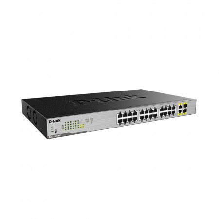 Коммутатор D-Link DGS-1026MP/B1A черный