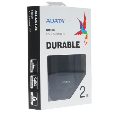 2 ТБ Внешний жесткий диск HDD ADATA HD330 (AHD330-2TU31-CBK) черный